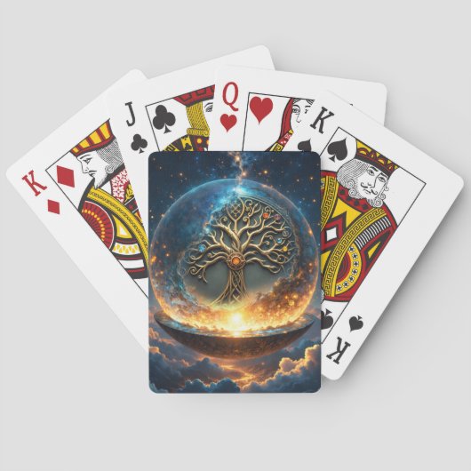 Sphere of Life – The Golden World Tree.  Spielkarten (Rückseite)