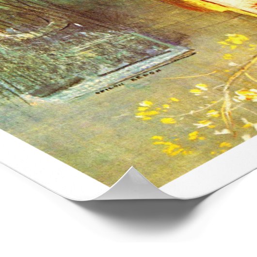 Sphere von Odilon Redon Poster (Ecke)