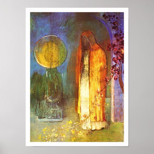 Sphere von Odilon Redon Poster (Vorne)
