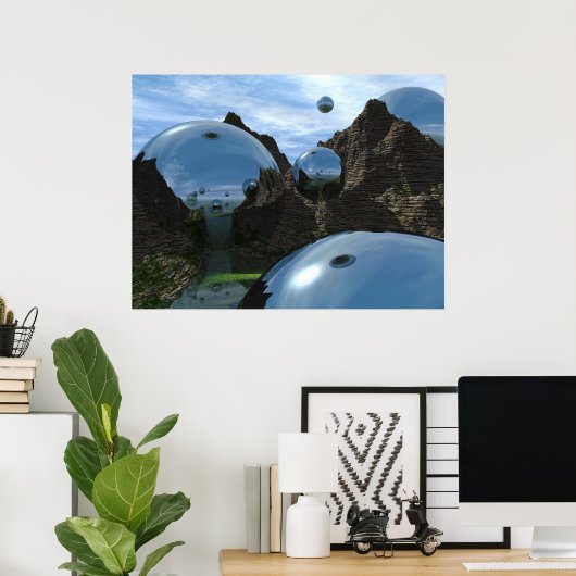 Sphered Poster (Heimbüro)