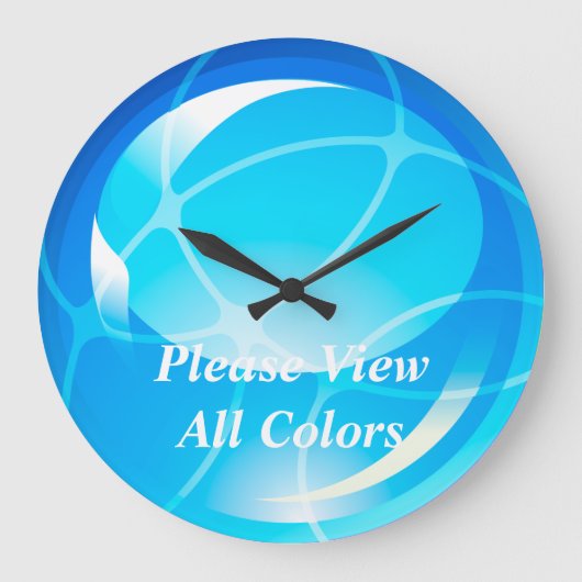 Spheres 1-10 Wall-Uhren Große Wanduhr (Vorderseite)