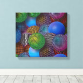 Spheres Leinwanddruck (Insitu (Holzboden))