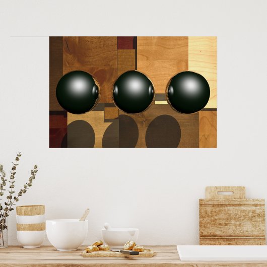 spheres poster (Küche)