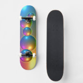 Spheres Shiny Skateboard (Vorderseite)