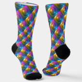 Spheres Shiny Socken (Gewinkelt)