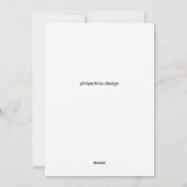 Spheres und Spiegel Feiertagskarte (Rückseite)