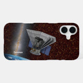 SPHEREx-Galaxienjäger-Raumschiff iPhone Hülle (Rückseite (Horizontal))