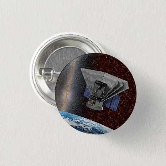 SPHEREx Galaxy Hunter Spacecraft Button (Vorne & Hinten)