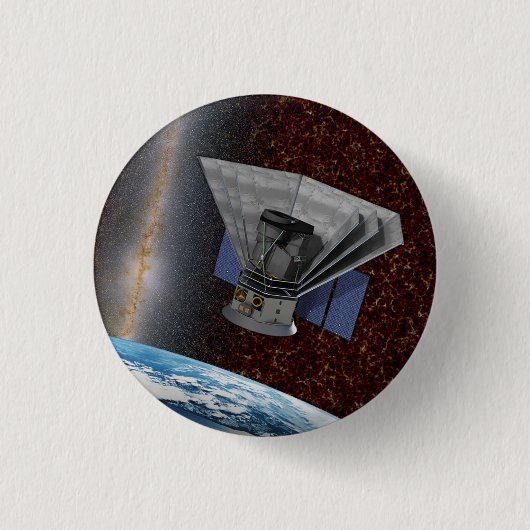 SPHEREx Galaxy Hunter Spacecraft Button (Vorderseite)