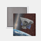 SPHEREx Galaxy Hunter Spacecraft Magnet (Vorderseite/Rückseite)