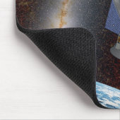 SPHEREx Galaxy Hunter Spacecraft Mousepad (Ecke)