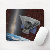 SPHEREx Galaxy Hunter Spacecraft Mousepad (Mit Mouse)