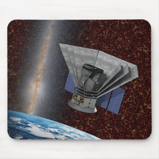 SPHEREx Galaxy Hunter Spacecraft Mousepad (Vorne)