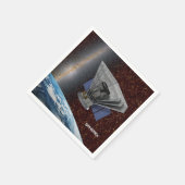 SPHEREx Galaxy Hunter Spacecraft Serviette (Ecke)