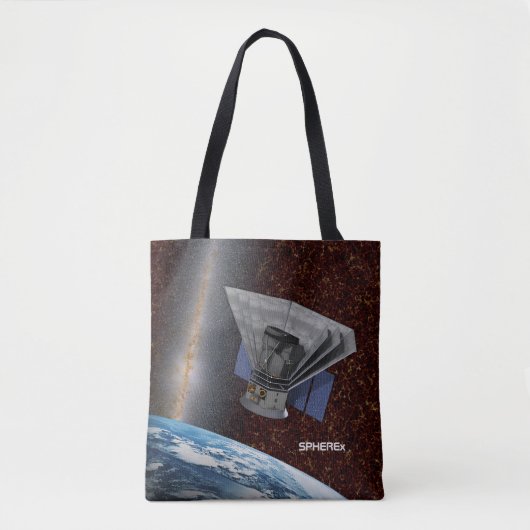 SPHEREx Galaxy Hunter Spacecraft Tasche (Vorderseite)