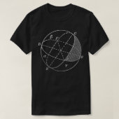 Spherical Triangle Trigonometrie Mathematics Math T-Shirt (Design vorne)