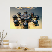 Spherische Tees (beginnt bei 12,80 Dollar) Poster (Küche)