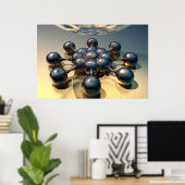 Spherische Tees (beginnt bei 12,80 Dollar) Poster (Heimbüro)