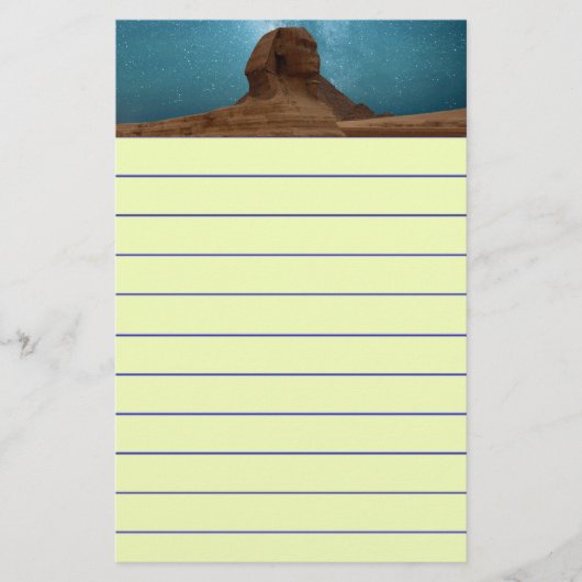 Sphinx: Ägypten Briefpapier (Vorderseite)