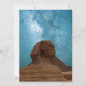 Sphinx: Ägypten Einladung (Vorderseite)