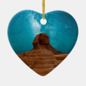 Sphinx: Ägypten Keramik Ornament (Vorne)