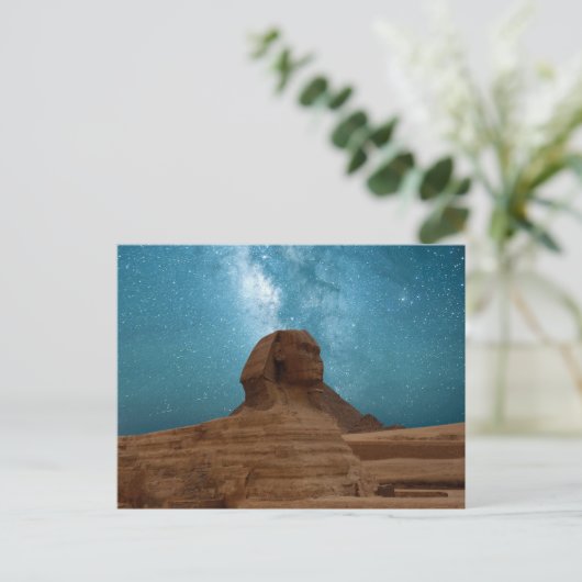 Sphinx: Ägypten Postkarte (Stehend Vorderseite)
