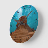 Sphinx: Ägypten Runde Wanduhr (Winkel)