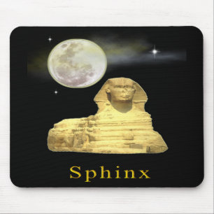 Sphinx am nächtlichen Mousepad