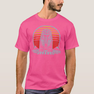 Sphinx Animal Pharaoh God Retro Archäologie 80er S T-Shirt