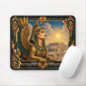 Sphinx, Art Deco Mythisch Mousepad (Mit Mouse)