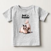 Sphinx Cat- Bald ist schön- Baby-Shirt Baby T-shirt (Vorderseite)