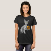 Sphinx Cat Basketball-Spieler Basketball T-Shirt (Vorne ganz)