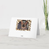 Sphinx Cat Birthday Spaß Karte (Rückseite)