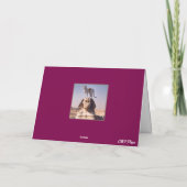 Sphinx Cat Nickerchen Karte (Rückseite)