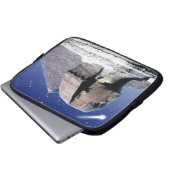 Sphinx & Comet über ägyptische Pyramiden Art Sleev Laptopschutzhülle (Vorne Knopf)