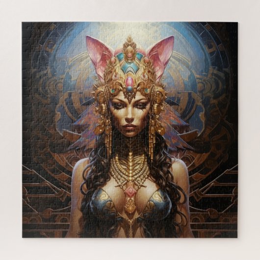 Sphinx-Frau Puzzle (Vertikal)