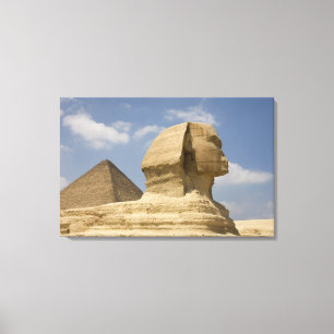 Sphinx, Gizeh, Al Jizah, Ägypten Leinwanddruck