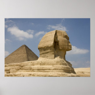 Sphinx, Gizeh, Al Jizah, Ägypten Poster