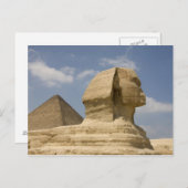 Sphinx, Gizeh, Al Jizah, Ägypten Postkarte (Vorne/Hinten)