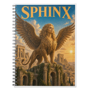 Sphinx, Gothic Fantasy Monster Notizblock