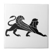 Sphinx, griechisches Reliefdesign Fliese (Vorderseite)