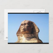 Sphinx Head Postkarte (Vorne/Hinten)