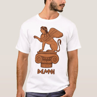 Sphinx in Delphi - Altgriechisch Rotfigurig T-Shirt