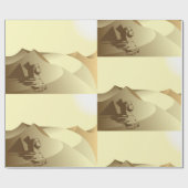 Sphinx in der Wüste Geschenkpapier (Flach)