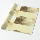 Sphinx in der Wüste Geschenkpapier (Ungerollt)