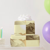 Sphinx in der Wüste Geschenkpapier