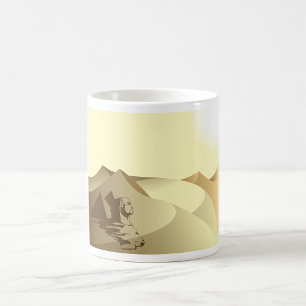 Sphinx in der Wüste Kaffeetasse