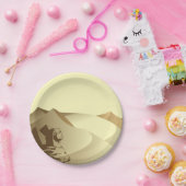 Sphinx in der Wüste Pappteller (Party)