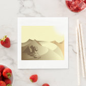 Sphinx in der Wüste Serviette (Beispiel)