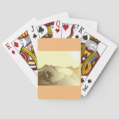 Sphinx in der Wüste Spielkarten (Rückseite)